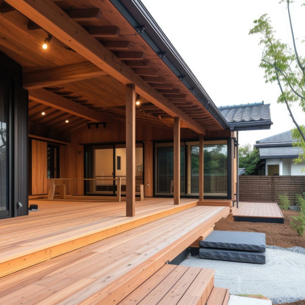 Magnifique terrasse en bois
