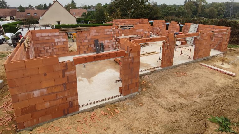Maison en cours de construction