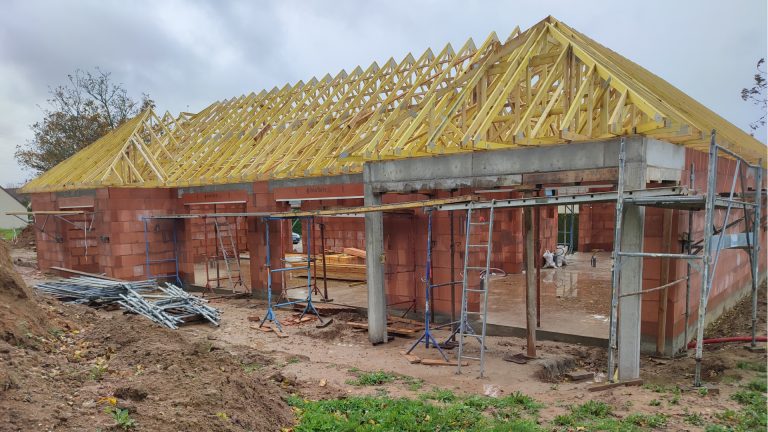 chantier construction maison